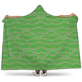 Merry Christmas Lights Pattern Print Hooded Blanket