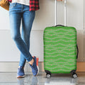 Merry Christmas Lights Pattern Print Luggage Cover