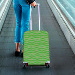 Merry Christmas Lights Pattern Print Luggage Cover