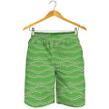 Merry Christmas Lights Pattern Print Men's Shorts