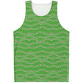 Merry Christmas Lights Pattern Print Men's Tank Top