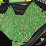 Merry Christmas Lights Pattern Print Pet Car Back Seat Cover