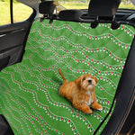 Merry Christmas Lights Pattern Print Pet Car Back Seat Cover