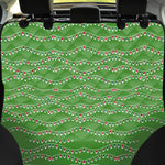 Merry Christmas Lights Pattern Print Pet Car Back Seat Cover