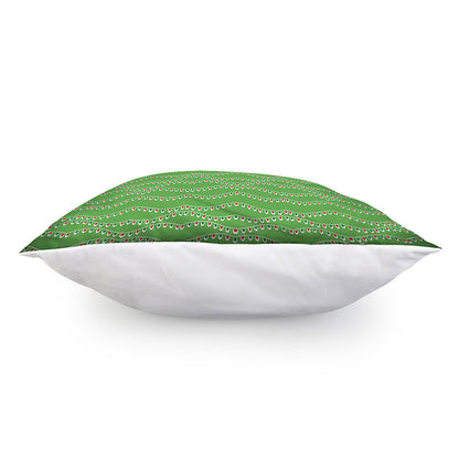 Merry Christmas Lights Pattern Print Pillow Cover