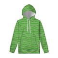 Merry Christmas Lights Pattern Print Pullover Hoodie