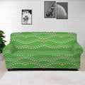 Merry Christmas Lights Pattern Print Sofa Cover
