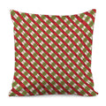 Merry Christmas Plaid Pattern Print Pillow Cover