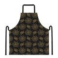 Merry Christmas Poinsettia Pattern Print Apron