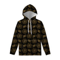 Merry Christmas Poinsettia Pattern Print Pullover Hoodie