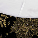 Merry Christmas Poinsettia Pattern Print Sofa Cover