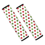 Merry Christmas Polka Dot Pattern Print Car Seat Belt Covers