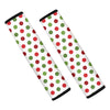 Merry Christmas Polka Dot Pattern Print Car Seat Belt Covers