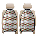 Merry Christmas Polka Dot Pattern Print Car Seat Organizers