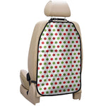 Merry Christmas Polka Dot Pattern Print Car Seat Organizers