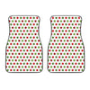 Merry Christmas Polka Dot Pattern Print Front Car Floor Mats