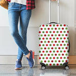 Merry Christmas Polka Dot Pattern Print Luggage Cover