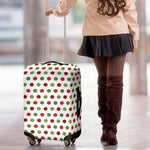 Merry Christmas Polka Dot Pattern Print Luggage Cover