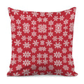 Merry Christmas Snowflakes Pattern Print Pillow Cover