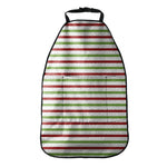 Merry Christmas Striped Pattern Print Car Seat Organizers