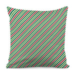 Merry Christmas Stripes Pattern Print Pillow Cover