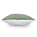 Merry Christmas Stripes Pattern Print Pillow Cover