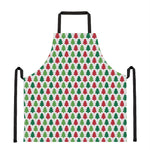 Merry Christmas Tree Pattern Print Apron