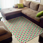 Merry Christmas Tree Pattern Print Area Rug