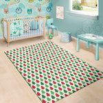 Merry Christmas Tree Pattern Print Area Rug