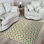 Merry Christmas Tree Pattern Print Area Rug