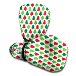 Merry Christmas Tree Pattern Print Boxing Gloves