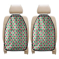 Merry Christmas Tree Pattern Print Car Seat Organizers