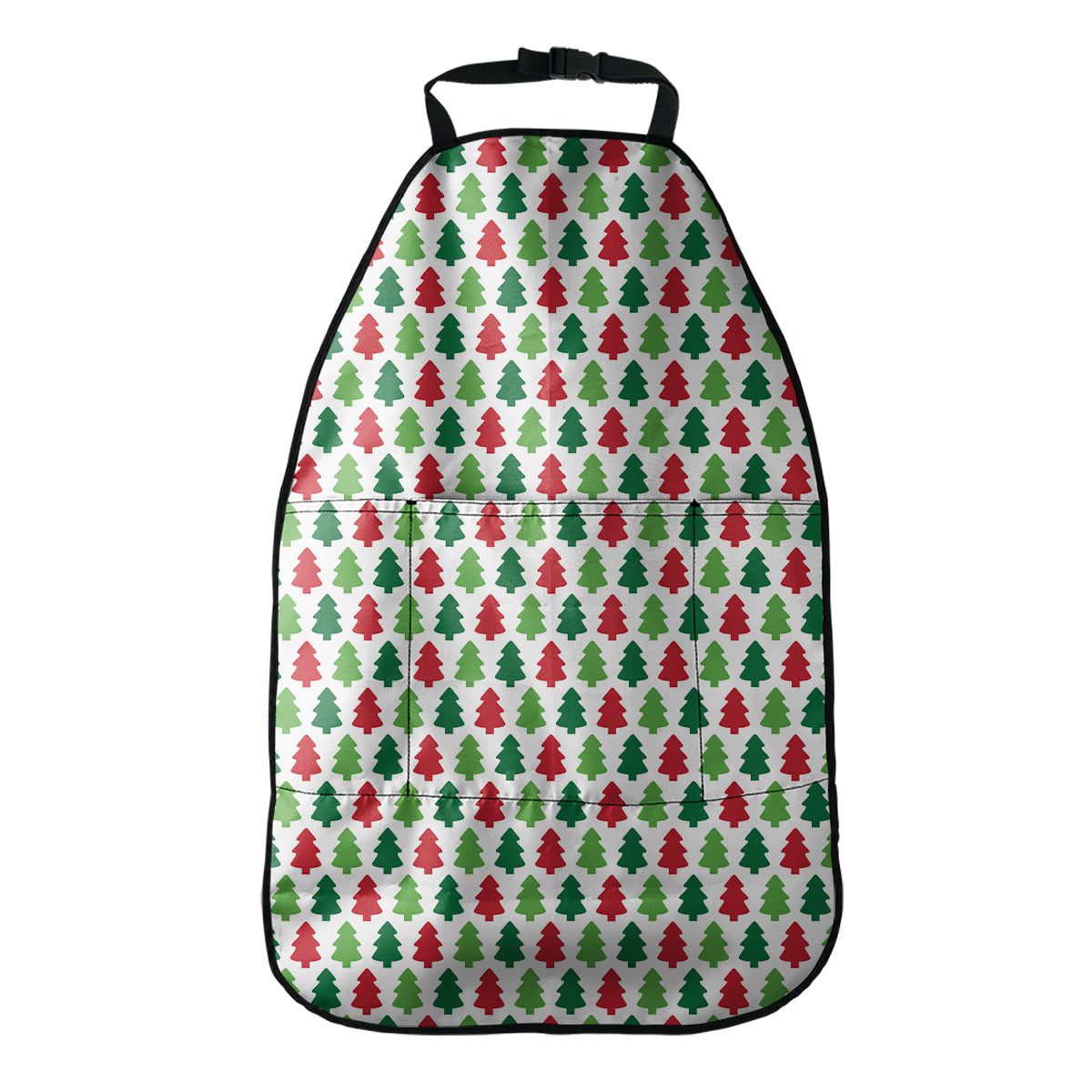 Merry Christmas Tree Pattern Print Car Seat Organizers