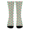 Merry Christmas Tree Pattern Print Crew Socks