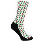 Merry Christmas Tree Pattern Print Crew Socks