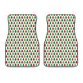 Merry Christmas Tree Pattern Print Front Car Floor Mats