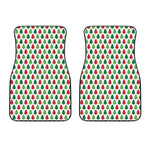 Merry Christmas Tree Pattern Print Front Car Floor Mats