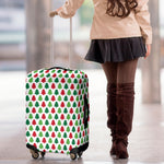 Merry Christmas Tree Pattern Print Luggage Cover
