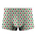 Merry Christmas Tree Pattern Print Men's Boxer Briefs