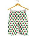 Merry Christmas Tree Pattern Print Men's Shorts
