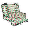 Merry Christmas Tree Pattern Print Pet Car Back Seat Cover