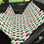 Merry Christmas Tree Pattern Print Pet Car Back Seat Cover