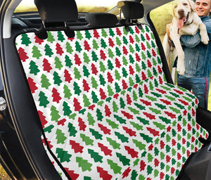 Merry Christmas Tree Pattern Print Pet Car Back Seat Cover