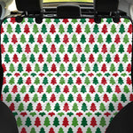 Merry Christmas Tree Pattern Print Pet Car Back Seat Cover