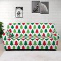 Merry Christmas Tree Pattern Print Sofa Cover