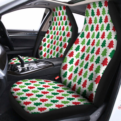 Merry Christmas Tree Pattern Print Universal Fit Car Seat Covers