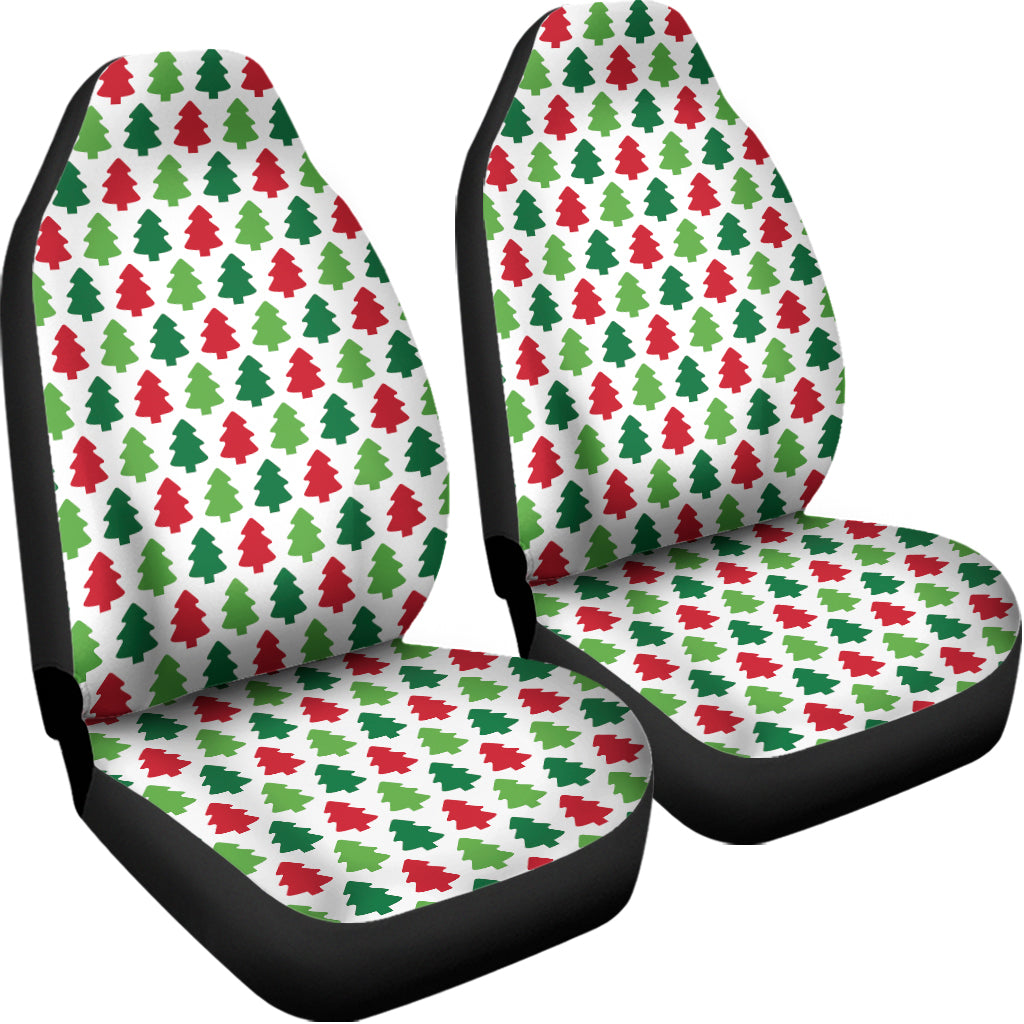 Merry Christmas Tree Pattern Print Universal Fit Car Seat Covers