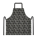Metal Chainmail Pattern Print Apron
