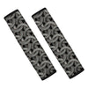 Metal Chainmail Pattern Print Car Seat Belt Covers