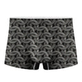 Metal Chainmail Pattern Print Men's Boxer Briefs